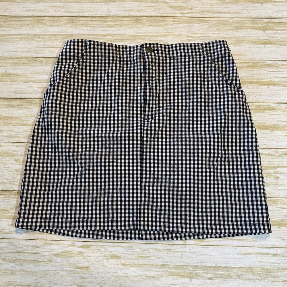 Hollister Gingham Skirt M